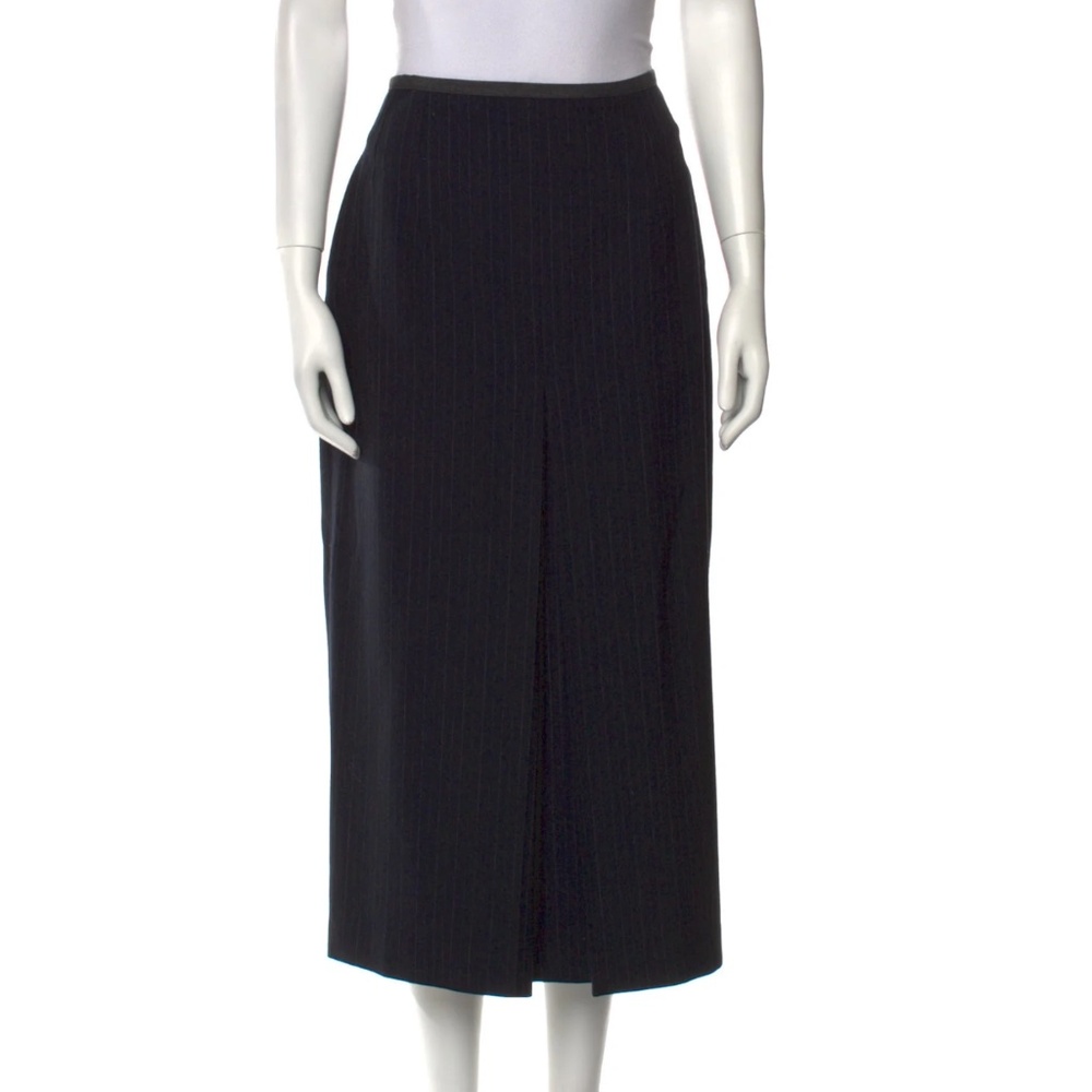 Dries Van Noten Wool Midi Length Skirt